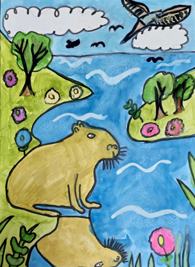 Любуясь богатством воды!