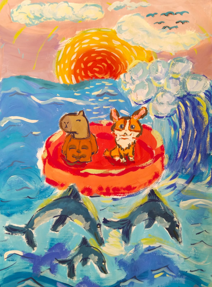 Капибар и Корги 